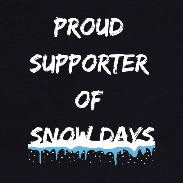 Snow Day Supporter funny Snow Lover Icicle winter by Artstastic